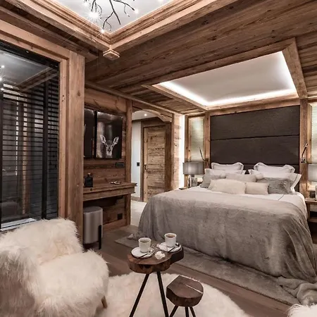 木屋 Beautiful Chalet With Sauna For 14 People